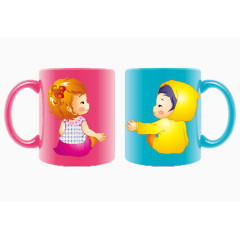 彩色马克杯