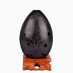 黑陶埙碧水芙蓉