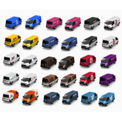 物流汽车PNG图标