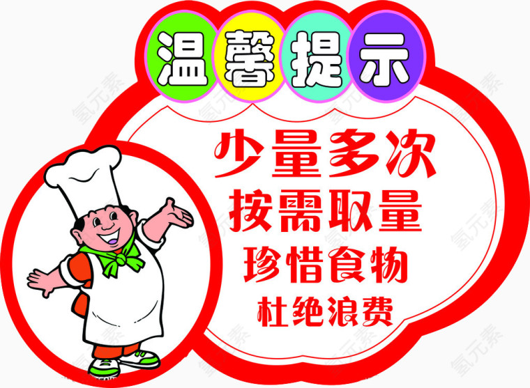 餐厅提示