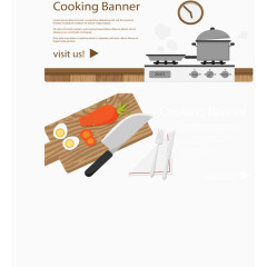 线上烹饪课程横幅