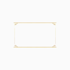 欧式简约边框