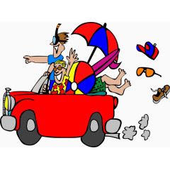 开车 开心 快乐