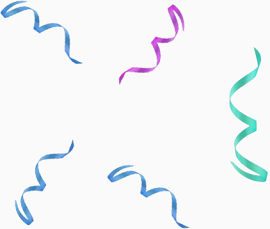 彩带，飘带，几何飘浮，淘宝素材