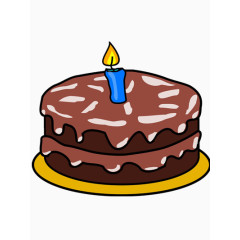 生日蛋糕矢量图