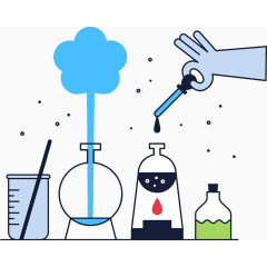 矢量化学研究图案