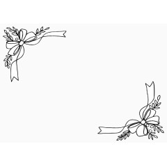 蝴蝶结花纹