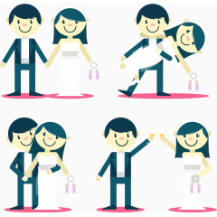 相爱甜蜜的情侣