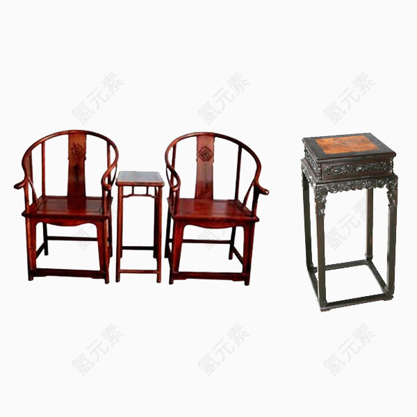 复古凳子桌子