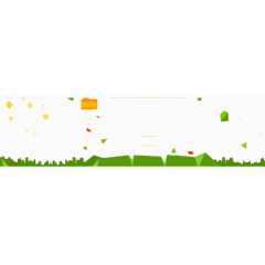 漂浮彩纸绿色底纹素材