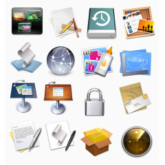 高清经典桌面工具PNG图标