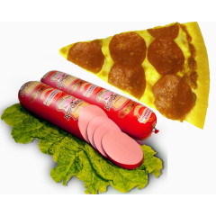 肉饼和火腿午餐