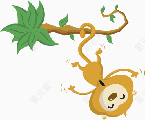 倒挂金钩的猴子