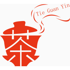 红色茶碗创意插图