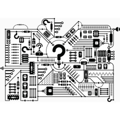 创意电子元器件电路
