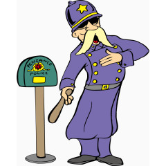 执法的警察素材图片