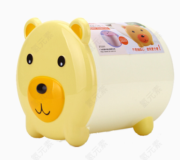 小熊纸巾盒