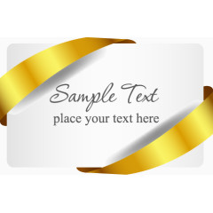 精美蝴蝶结丝带名片底纹