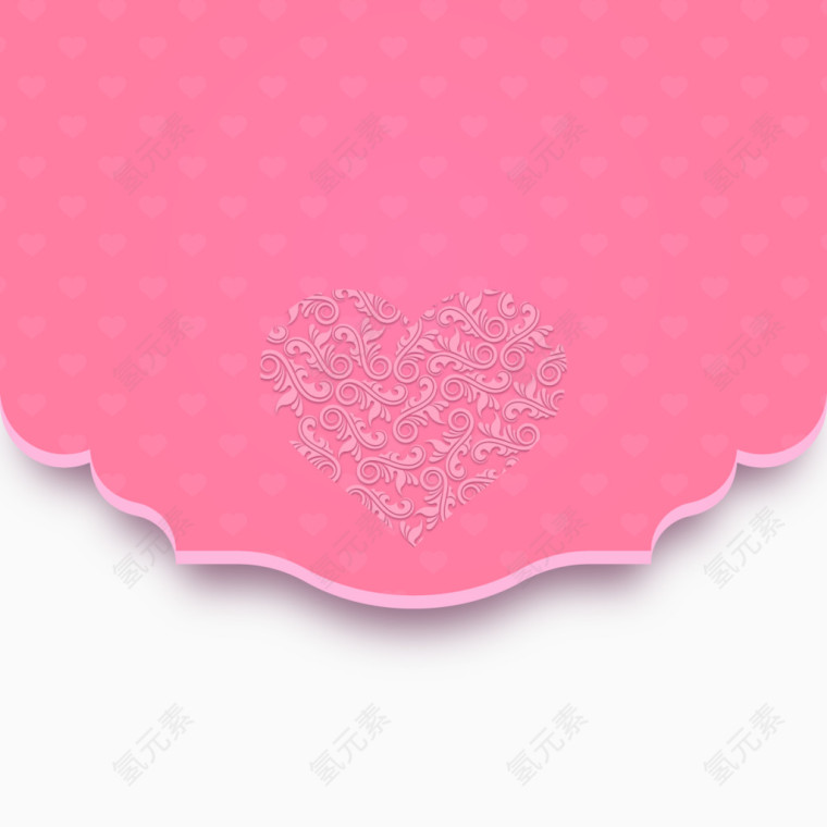 矢量粉色封面