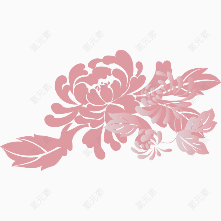 牡丹花装饰