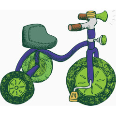自行车png矢量素材