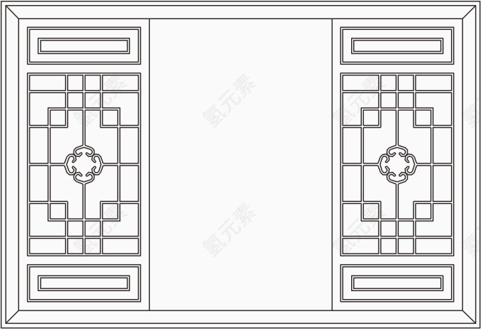 传统古典中式窗