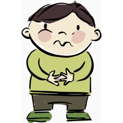 思考问题的小朋友