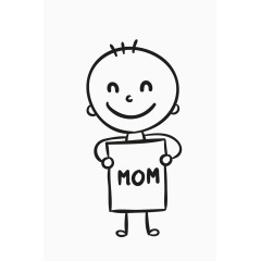 孩子送给妈妈的贺卡