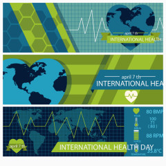 3款创意世界卫生日图