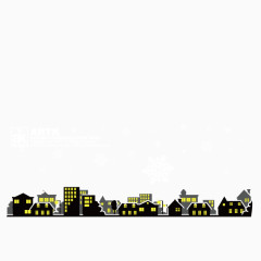 灯火通明的城市