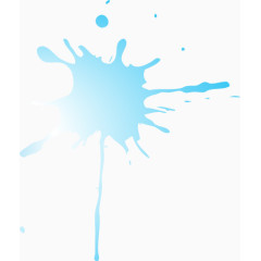 卡通清新水墨墨点