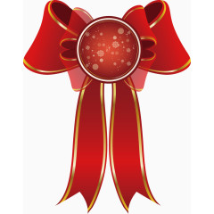 矢量创意设计红色蝴蝶结促销图