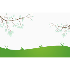 清新风景矢量图片