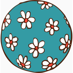 卡通玩具球矢量图