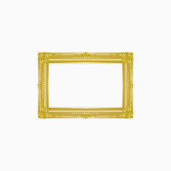 金色长方形边框