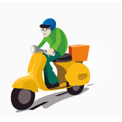 矢量送货员