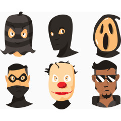 犯人头像合集矢量