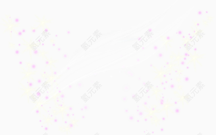 发光星星光点装饰效果