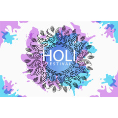 蓝色紫色涂鸦背景