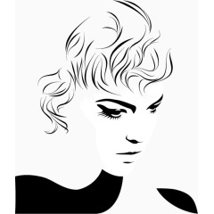 时尚美女插画设计矢量素材