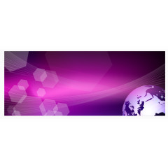 紫色多边形金融商业会议背景