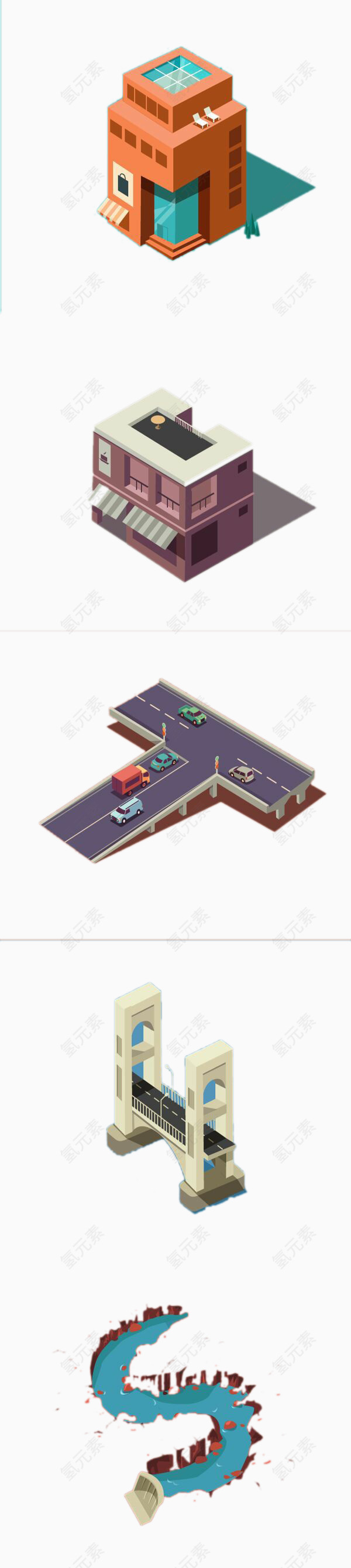 创意设计-字母建筑