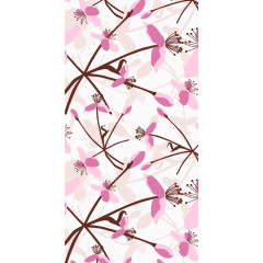 矢量粉色桃花底纹背景素材