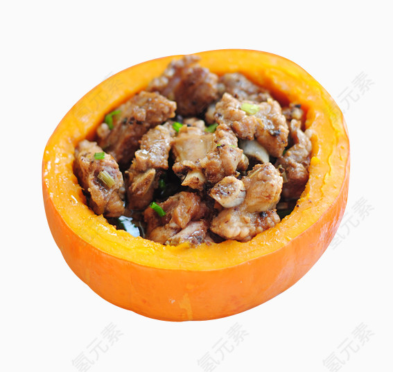 豉香排骨南瓜盅