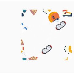 矢量滑雪滑雪服