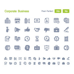 商务科技矢量图标