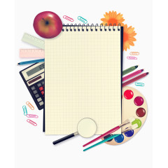 矢量学习用品图