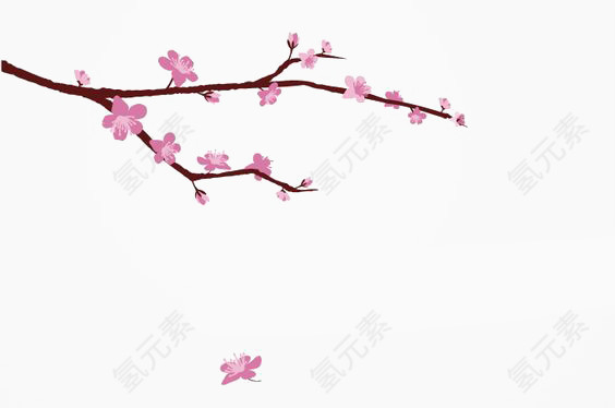 中国风梅花