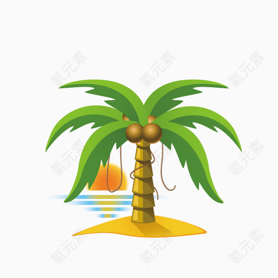 海边椰子树
