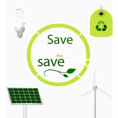 地球节能日海报